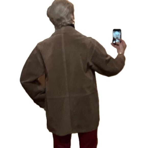 Eddie Bauer Washable Suede Jacket EUC - Picture 13 of 15